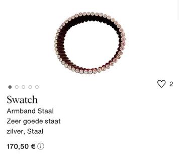 Armband staal : Swatch