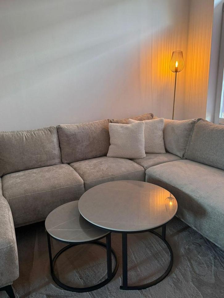 Stijlvolle Salontafelset Nieuw !, Huis en Inrichting, Tafels | Salontafels, Zo goed als nieuw, Ophalen of Verzenden