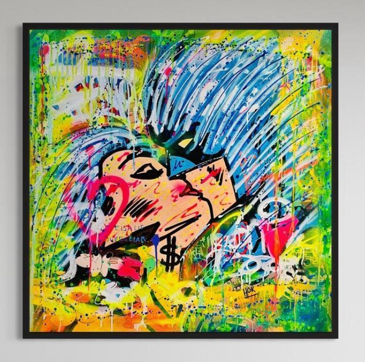 HÖK: uniek werk met kunstenaarscertificaat, Antiek en Kunst, Kunst | Designobjecten, Ophalen of Verzenden