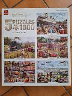 King classic collection puzzels - 5 X 1000 stuks, Enlèvement ou Envoi, Comme neuf