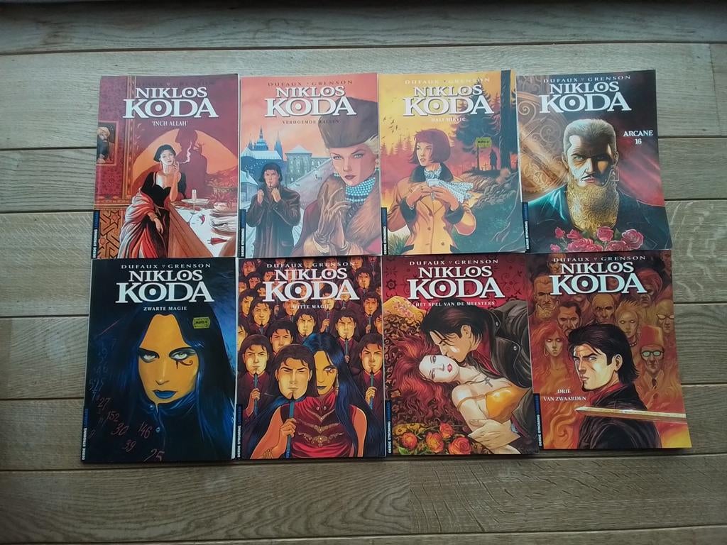 Nikolas koda nrs 3 t/m10 sc  eerste druk, Ophalen of Verzenden, Zo goed als nieuw