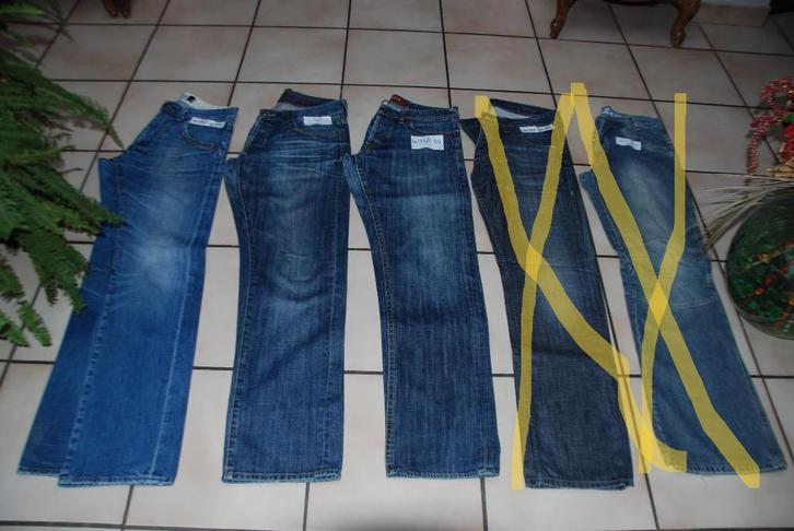Set blauwe jeansbroeken voor heren W31 In zeer goede staat!, Kleding | Heren, Spijkerbroeken en Jeans, Gedragen, Overige jeansmaten