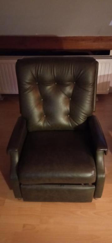 Fauteuil en cuir