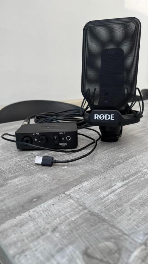 Rode NT1-AI Kit, Muziek en Instrumenten, Microfoons, Zo goed als nieuw, Studiomicrofoon, Ophalen of Verzenden