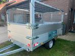 Easyline 750kg alu plateau aanhangwagen loofrekken 2xborden, Ophalen