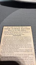 Hermine Nuitten 1877-1947, Envoi, Image pieuse