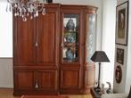 Modulaire kersenhouten meubels, tv-boekenkast, displayplank, Huis en Inrichting, Ophalen, Zo goed als nieuw, 200 cm of meer, Classique