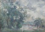 Maurice Boel (1913-1998): Landschap 1931 (O/D, 160 x 120 cm), Antiek en Kunst, Ophalen