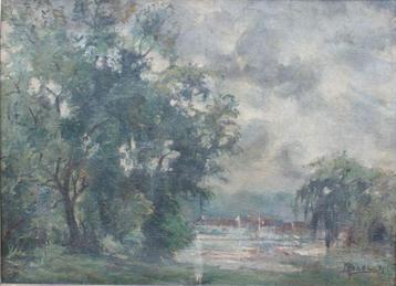 Maurice Boel (1913-1998): Landschap 1931 (O/D, 160 x 120 cm) beschikbaar voor biedingen