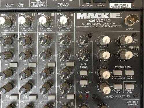 Mackie analoog mengpaneel, Muziek en Instrumenten, Mengpanelen, Gebruikt, 10 tot 20 kanalen, Microfooningang, Ophalen