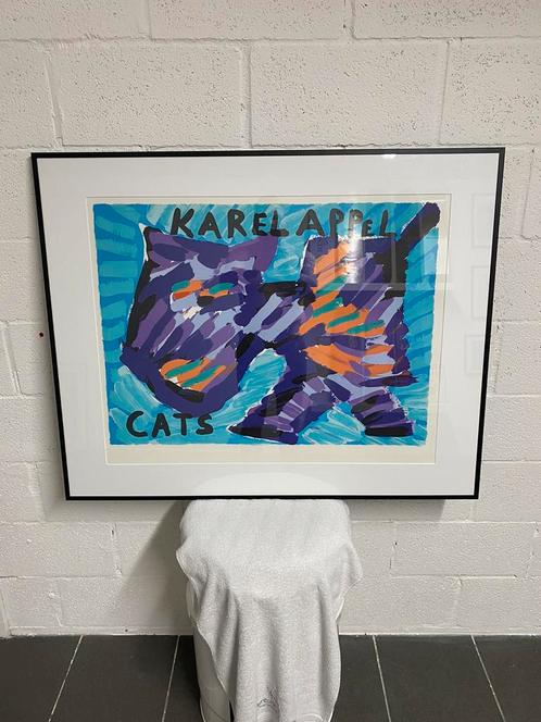 Karel Appel Cats, Antiek en Kunst, Kunst | Litho's en Zeefdrukken, Ophalen of Verzenden
