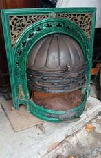 Poêle à bois/charbon coquillage, Enlèvement, Utilisé, Bois, Poêle à bois