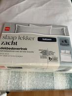 2 persoonshoeslaken wit, Ophalen, Wit, Dekbedovertrek, Nieuw