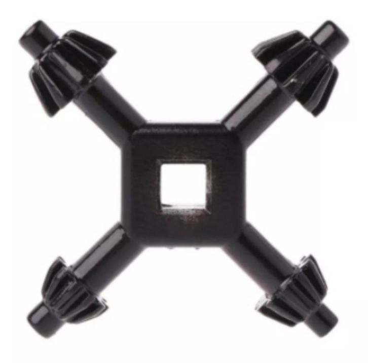 Boormachinesleutel 4-kops Boorkopsleutel 1/4" 3/8" 1/2" 5/8", Doe-het-zelf en Bouw, Gereedschap | Boormachines, Nieuw, Boormachine