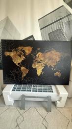 wereldkaart goud, Antiek en Kunst, Ophalen
