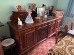 Buffet en chêne brun foncé, Ophalen, Gebruikt, Eikenhout