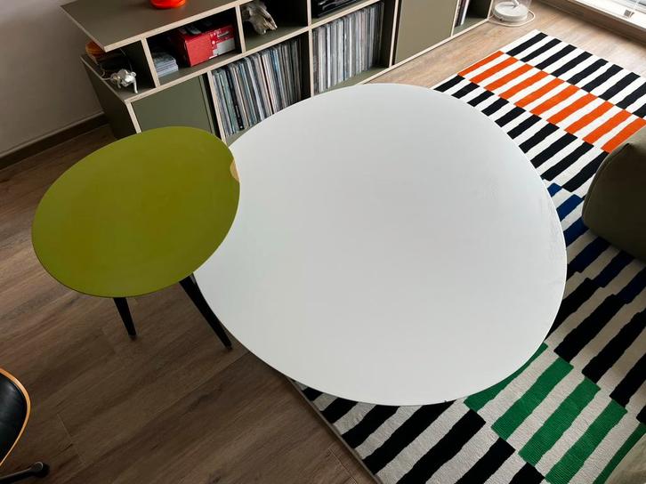 Lema flower salontafel, Huis en Inrichting, Tafels | Salontafels, Gebruikt, 50 tot 75 cm, 100 tot 150 cm, 100 tot 150 cm, Ovaal