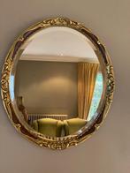 Ovale vergulde spiegel, 50 tot 100 cm, Minder dan 100 cm, Ophalen, Ovaal