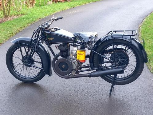 MOTORFIETS Gillet Tour du Monde 350 cc 1929, Motoren, Onderdelen | Oldtimers, Gebruikt, Ophalen of Verzenden