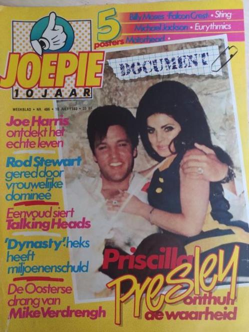 Joepie cover pagina's jaren 80, Verzamelen, Posters, Ophalen of Verzenden