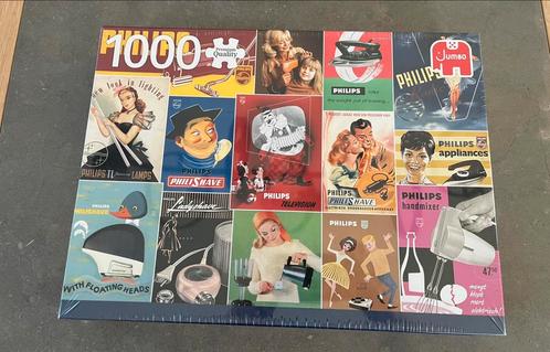 Puzzel Nostalgisch Philips 1000 - Jumbo Premium Quality, Hobby en Vrije tijd, Denksport en Puzzels, Nieuw, Legpuzzel, 500 t/m 1500 stukjes