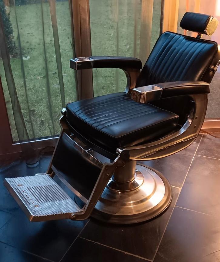 Vintage belmont takara kapperstoel, Antiquités & Art, Antiquités | Meubles | Chaises & Canapés, Enlèvement