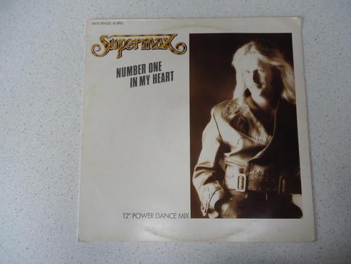 Maxi Single van "Supermax"  Number One In My Heart anno 1984, Cd's en Dvd's, Vinyl | Pop, Gebruikt, 1960 tot 1980, 12 inch, Ophalen of Verzenden