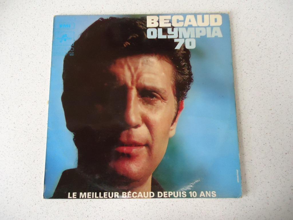 LP van "Gilbert Becaud" Becaud Olympia 70 anno 1970., Enlèvement ou Envoi, Utilisé, 12 pouces, Européenne