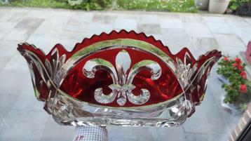 antiek centerpiece milieu de table kristal, Enlèvement ou Envoi