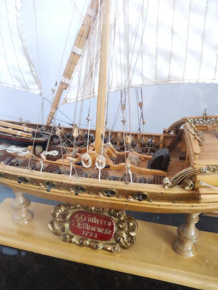Scheepsmodel „Sciabacco Livornese 1753", Hobby en Vrije tijd, Modelbouw | Boten en Schepen, Gebruikt, Ophalen