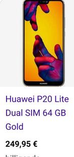 Huawei P20 lite, Telecommunicatie, Mobiele telefoons | Huawei, Ophalen of Verzenden, Zo goed als nieuw, Blauw
