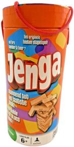 Jenga Parker gezelschapsspel spel Houten Blokken Compleet, Hobby en Vrije tijd, Verzenden, Zo goed als nieuw