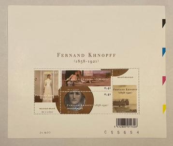 Fernand Khnopff - Feuillet de timbres - MNH - 2004, Enlèvement ou Envoi, Non oblitéré