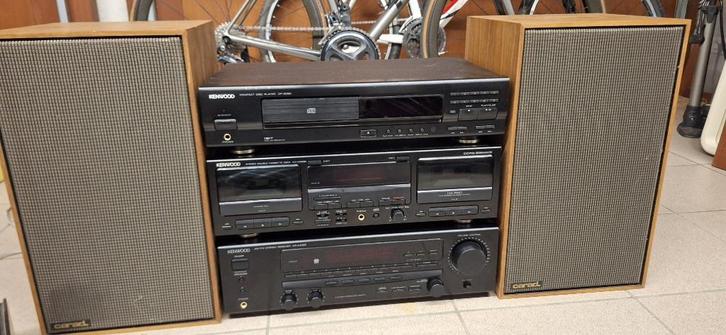 Kenwood stereo set te koop, Audio, Tv en Foto, Stereoketens, Gebruikt, Cd-speler, Tuner of Radio, Speakers, Ophalen