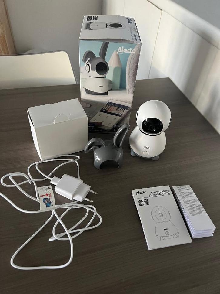 Alecto Wifi Babyfoon met Camera en App SMARTBABY10 - Full HD, Kinderen en Baby's, Babyfoons, Zo goed als nieuw, Camera, Digitaal
