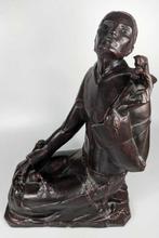 Terracotta beeld Robert Van De Velde, H. Franciscus, Enlèvement