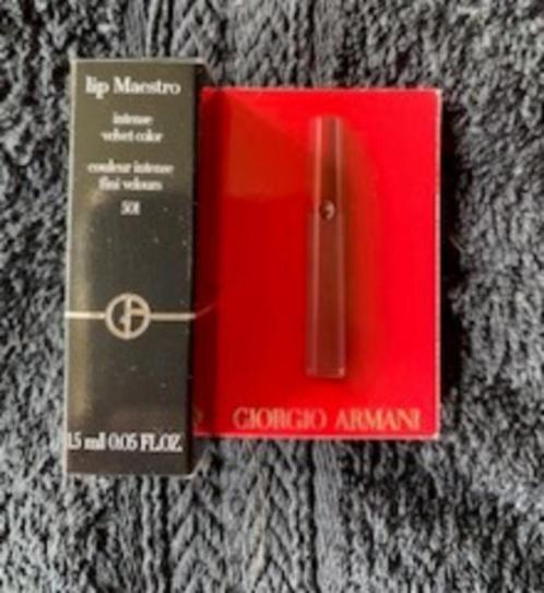 Mini lippenstift Giorgio Armani Lip Maestro 501 NIEUW!, Handtassen en Accessoires, Uiterlijk | Cosmetica en Make-up, Nieuw, Make-up