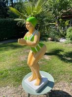 (tuin)beeld Duikende dame jacuzzi tuin,zwembad vijver 115cm, Tuin en Terras, Ophalen, Nieuw, Kunststof, Mensenbeeld
