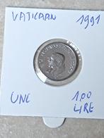 munt Vaticaan 100 lire 1991 UNC, Verzenden