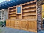 Massief houten boekenkast/bibliotheekkast GRATIS LEVERING, Huis en Inrichting, Ophalen of Verzenden, Zo goed als nieuw