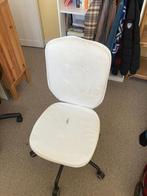 Chaise de bureau, Ophalen, Gebruikt, Wit, Bureaustoel