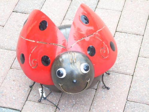 XXL beeld van een lieveheersbeestje in smeedijzer van het me, Tuin en Terras, Tuinwanddecoratie, Nieuw, Ophalen