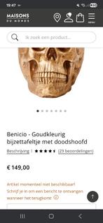 Skull Bijzettafel, Huis en Inrichting, Ophalen, Zo goed als nieuw, Industrieel