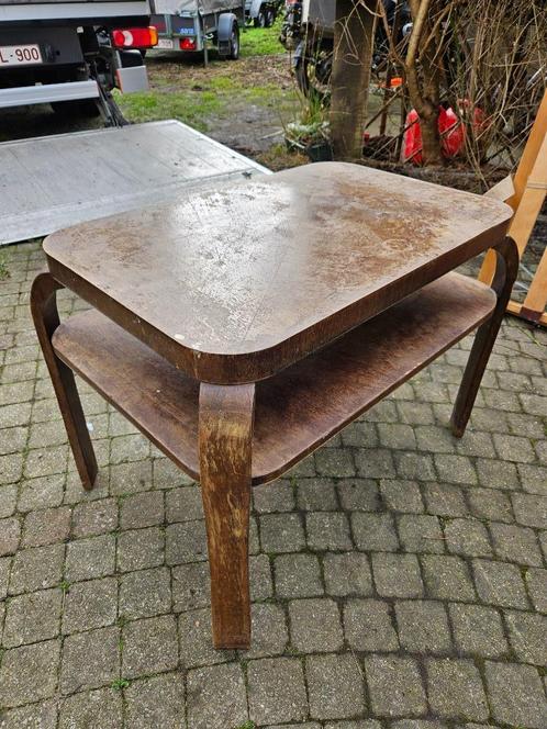 table basse salon vintage bois art nouveau/deco, Maison & Meubles, Tables | Tables de salon, Utilisé, 50 à 75 cm, 50 à 100 cm