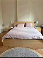 IKEA tweepersoonsbed 180x200, Huis en Inrichting, Slaapkamer | Bedden, Verstelbaar, Beige, Tweepersoons, Ophalen of Verzenden
