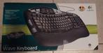 Clavier Logitech Wave Keyboard, BE., Computers en Software, Zo goed als nieuw