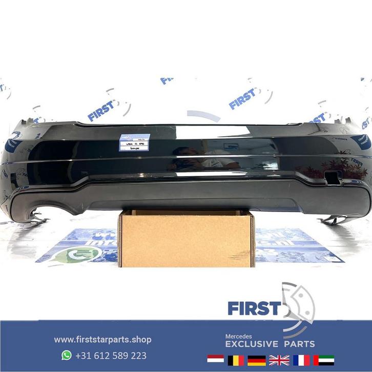 W204 AMG FACELIFT ACHTERBUMPER + DIFFUSER Mercedes C Klasse, Auto-onderdelen, Carrosserie, Bumper, Mercedes-Benz, Achter, Gereviseerd