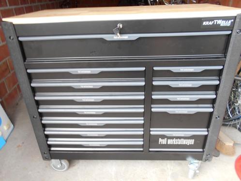 Te koop nieuwe gereedschapkar KRAFT WELLE XXL 13 laden 10 ge, Doe-het-zelf en Bouw, Gereedschapskisten, Nieuw, Gevuld, Ophalen