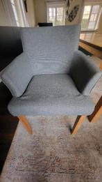 Stoelen eetkamer of buiten 6 st., Huis en Inrichting, Stoelen, Ophalen, Hout, Gebruikt, Blauw