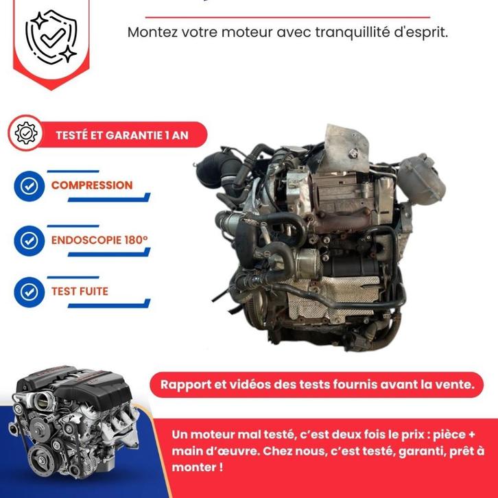 Complete motor audi a3 8v/golf vii gtd/seat leon fr, Auto-onderdelen, Motor en Toebehoren, Audi, Seat, Skoda, Nieuw, Ophalen of Verzenden